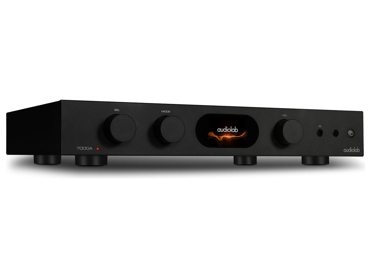 Audiolab 7000A, Nero, vista di tre quarti