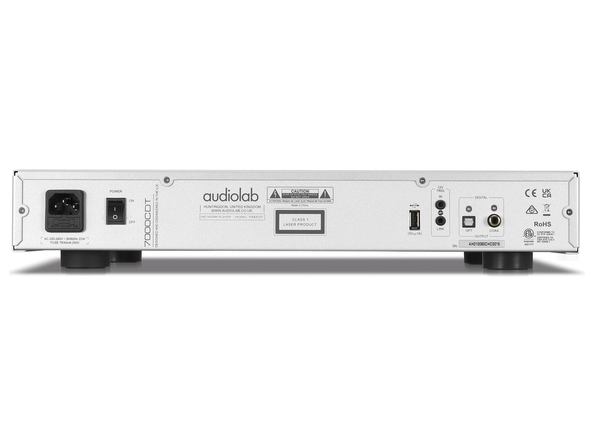 Audiolab 7000CDT, Silver, pannello posteriore