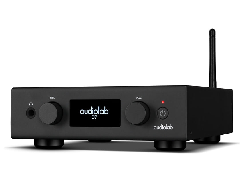 Audiolab D7, Nero, vista di tre quarti