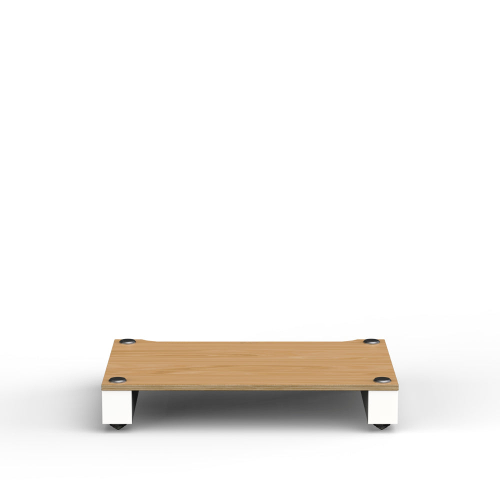 Blok Stax 2G Base, finitura frassino naturale e bianco satinato