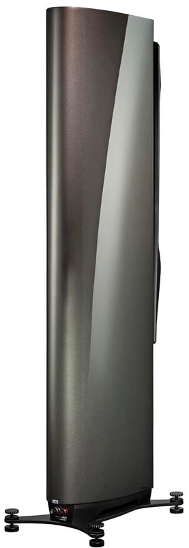 Dynaudio Confidence 60, finitura Smoke High Gloss, pannello posteriore