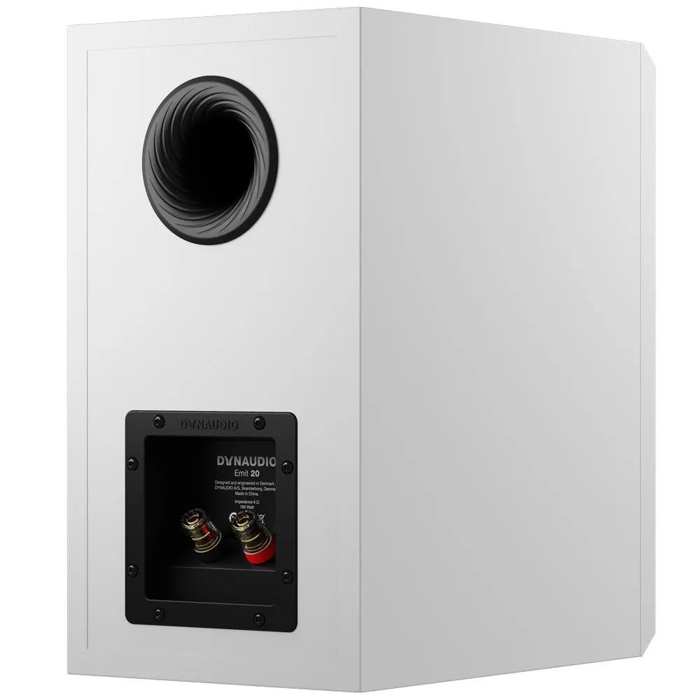 Dynaudio Emit 20, Bianco, vista posteriore