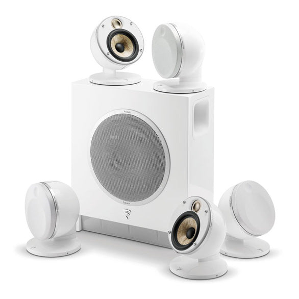 Focal Dome Pack Flax 5.1, Bianco, foto ambientata