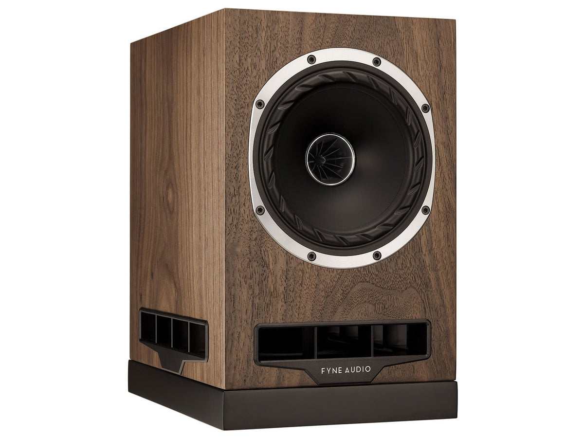 Fyne Audio F500S — Vista laterale Finitura Noce naturale