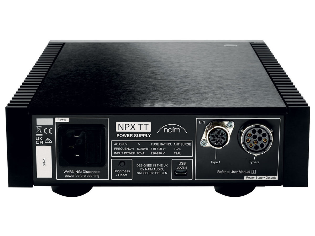 Naim NPX TT, vista posteriore