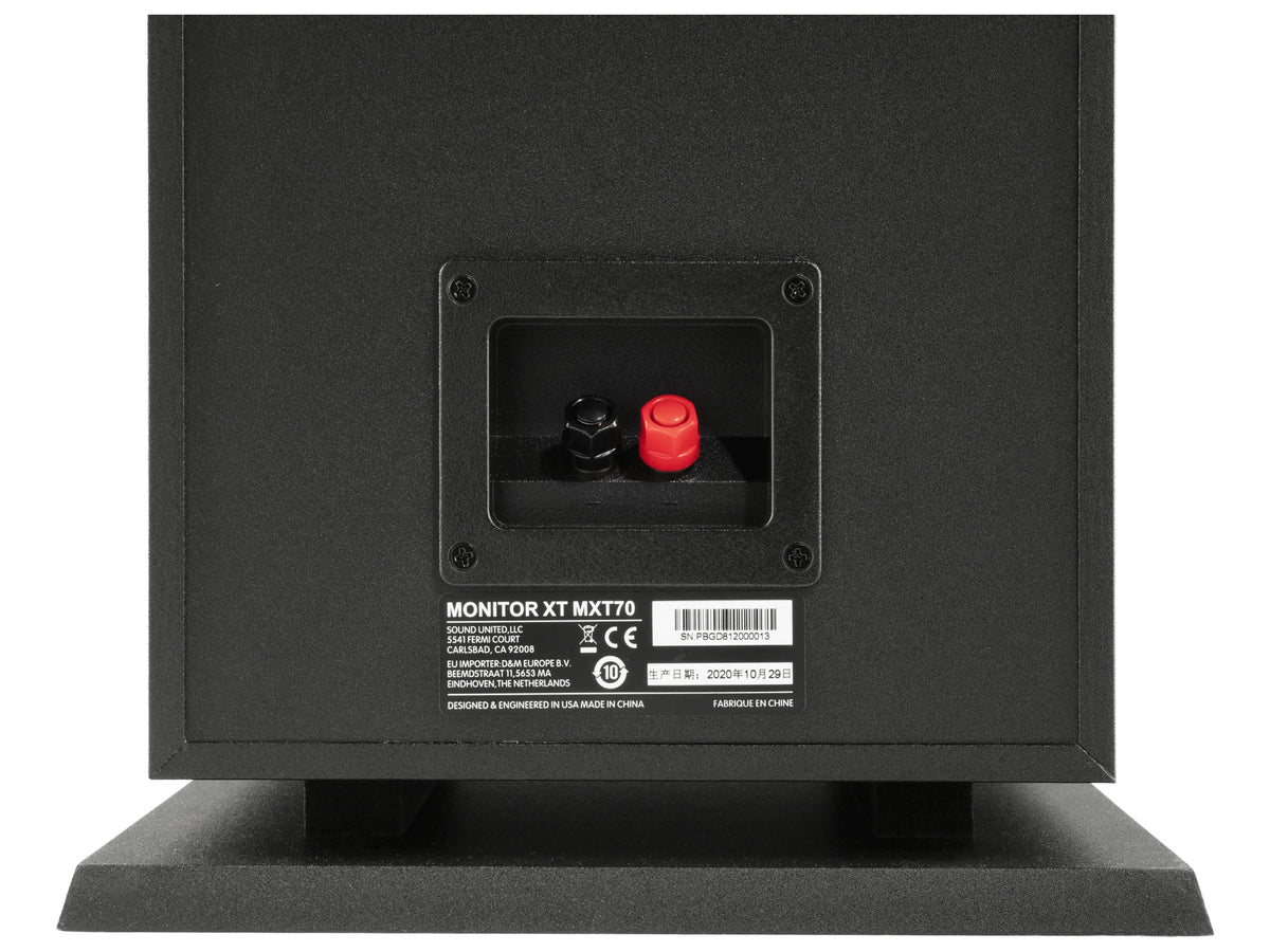 Polk Audio MXT 70, vista posteriore
