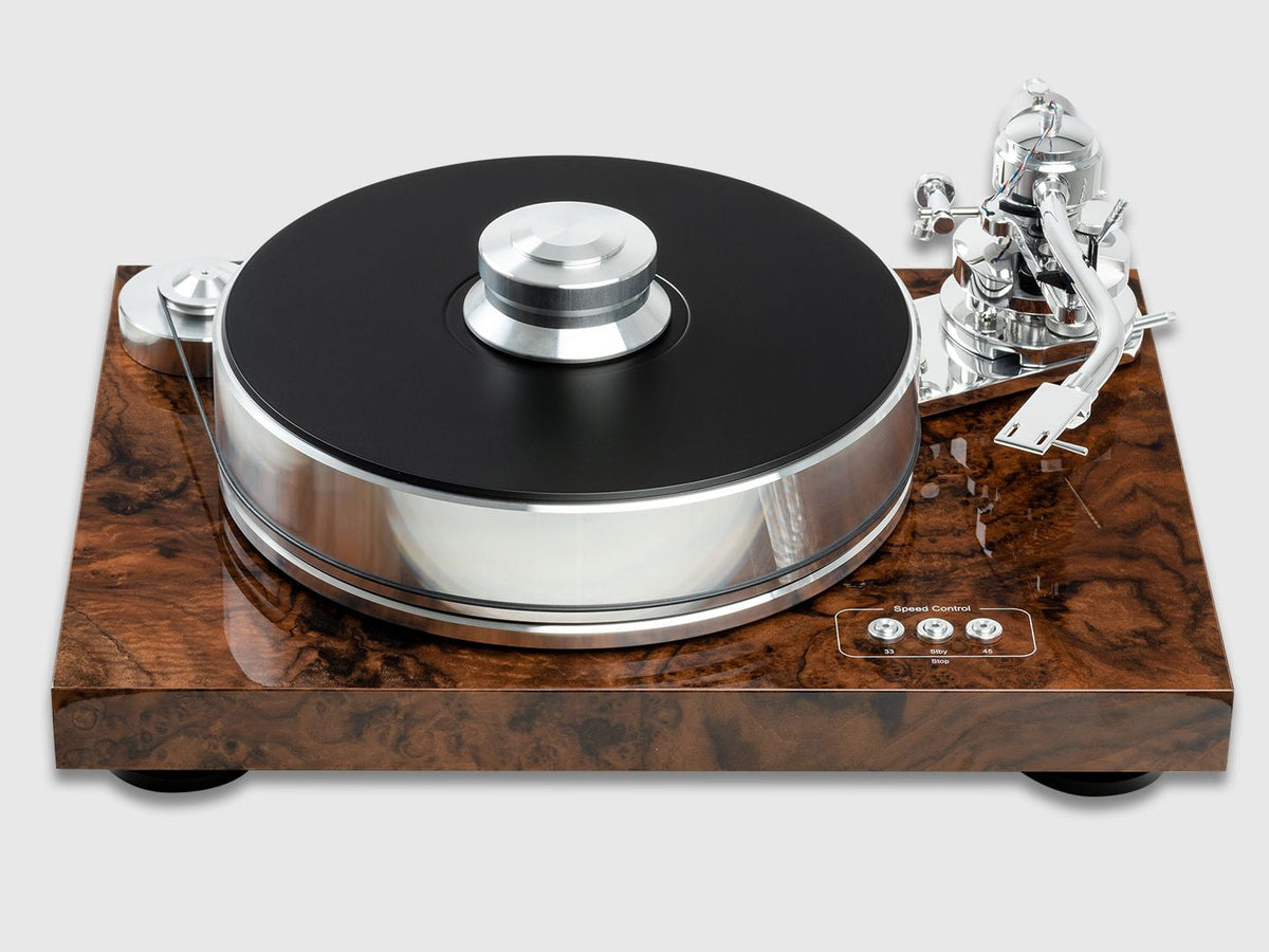 Pro-Ject Signature 10 Special Finish, Radica di noce laccata