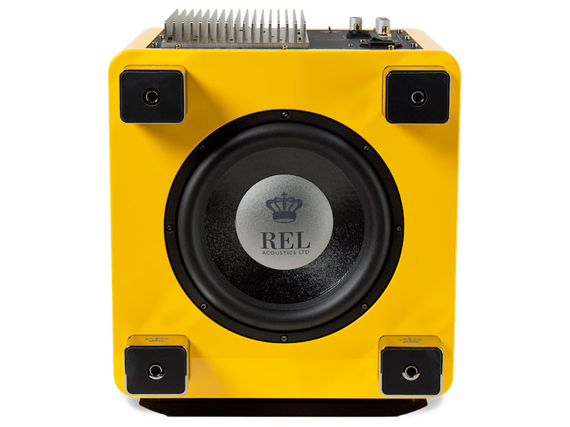REL T/9x SE, Vista posteriore Finitura Giallo