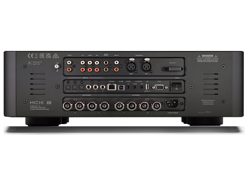 Rotel Michi X3 S2 — Vista posteriore