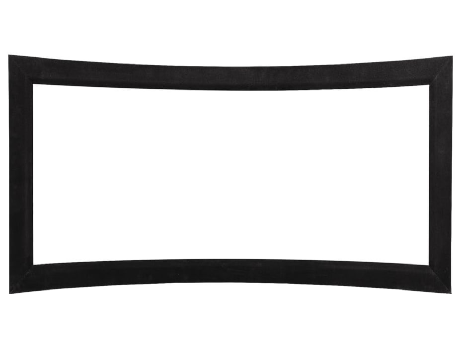 Screenline Living Velvet Curved — versione curva, cornice in velluto
