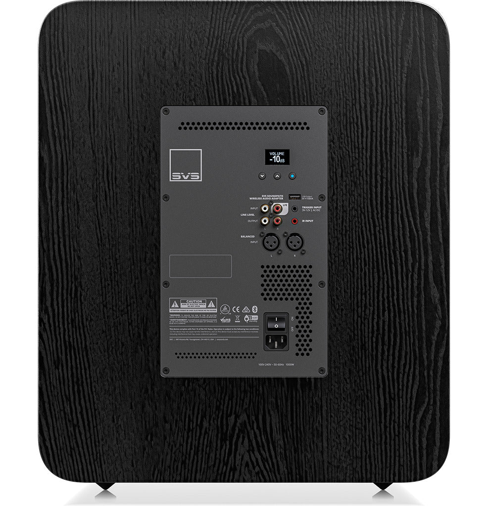 SVS PB-3000 R|Evolution, pannello posteriore