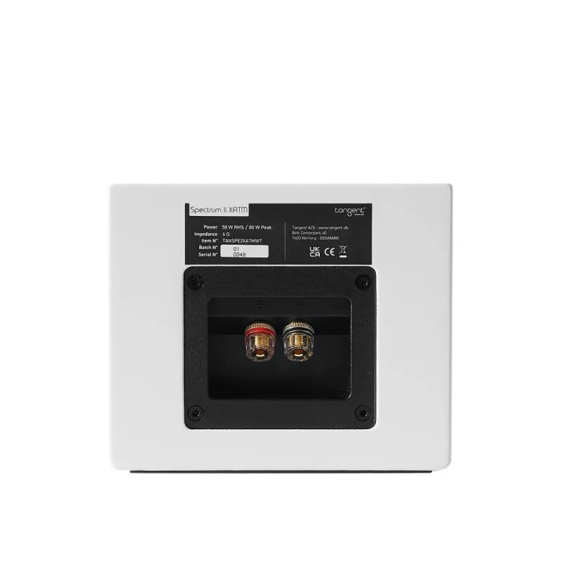 Tangent Spectrum II XATM, Vista posteriore Finitura Bianco
