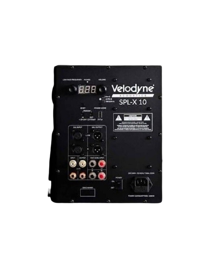 Velodyne SPL-X 10, vista posteriore