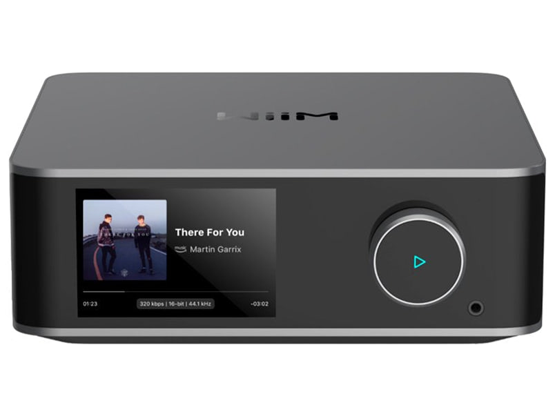 WiiM Ultra — Vista frontale, Space Grey