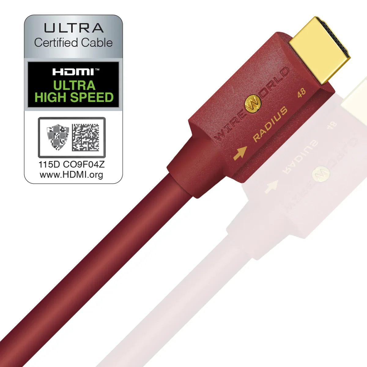 Wireworld RADIUS 48 HDMI, vista frontale