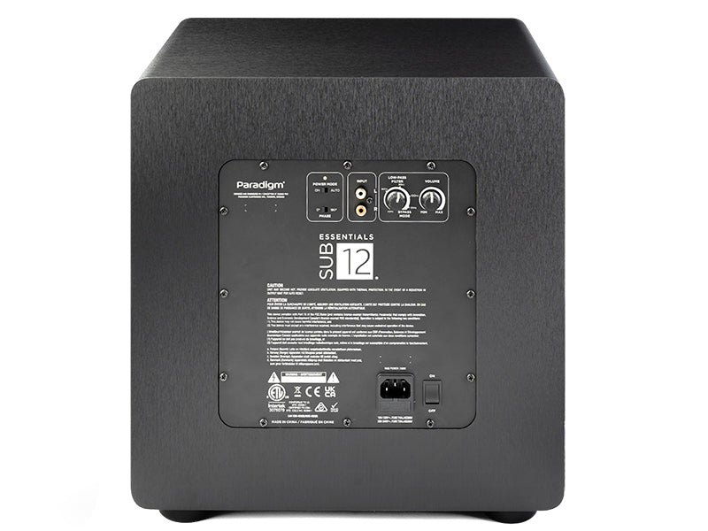Paradigm Essentials Sub 12