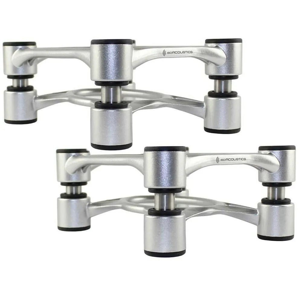 IsoAcoustics Aperta — coppia in finitura argento