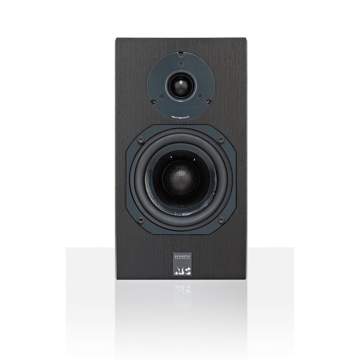 ATC SCM7, finitura frassino nero, vista frontale senza griglia