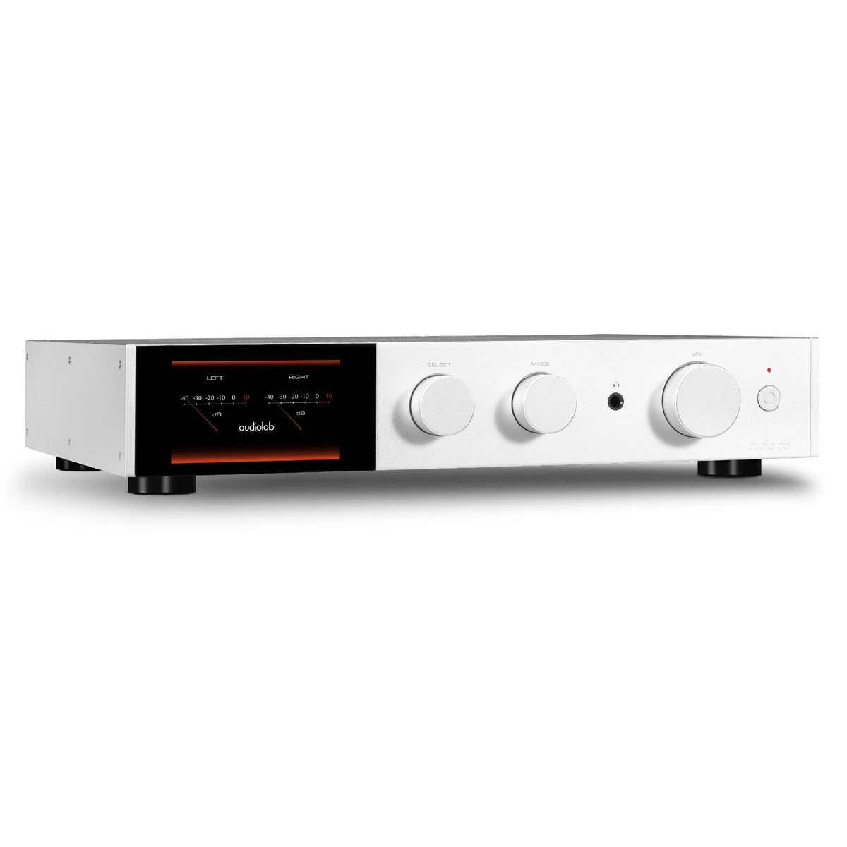 Audiolab 7000A — vista laterale finitura silver