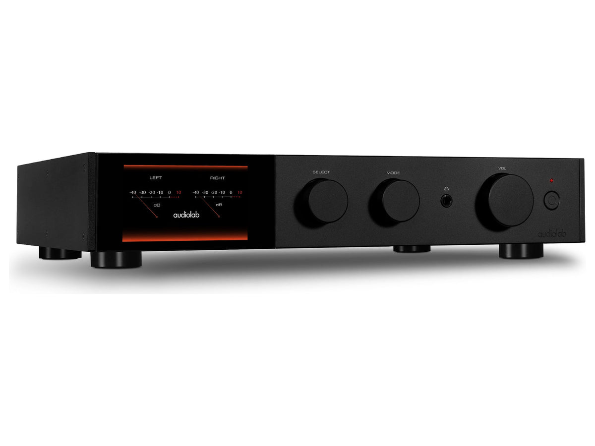 Audiolab 9000A, Nero, vista di tre quarti