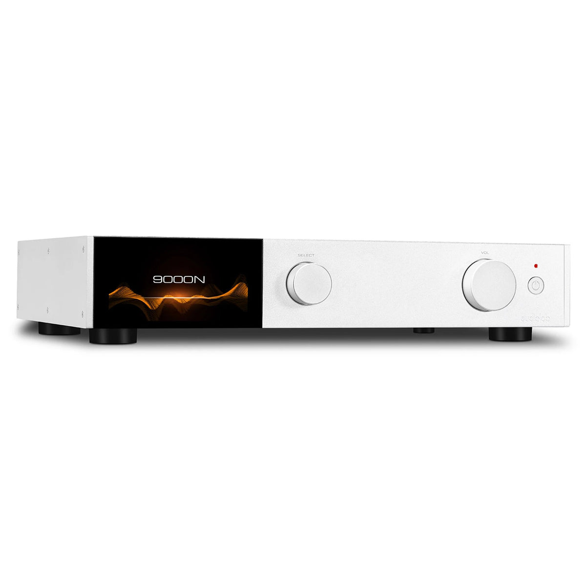 Audiolab 9000A — vista laterale finitura silver
