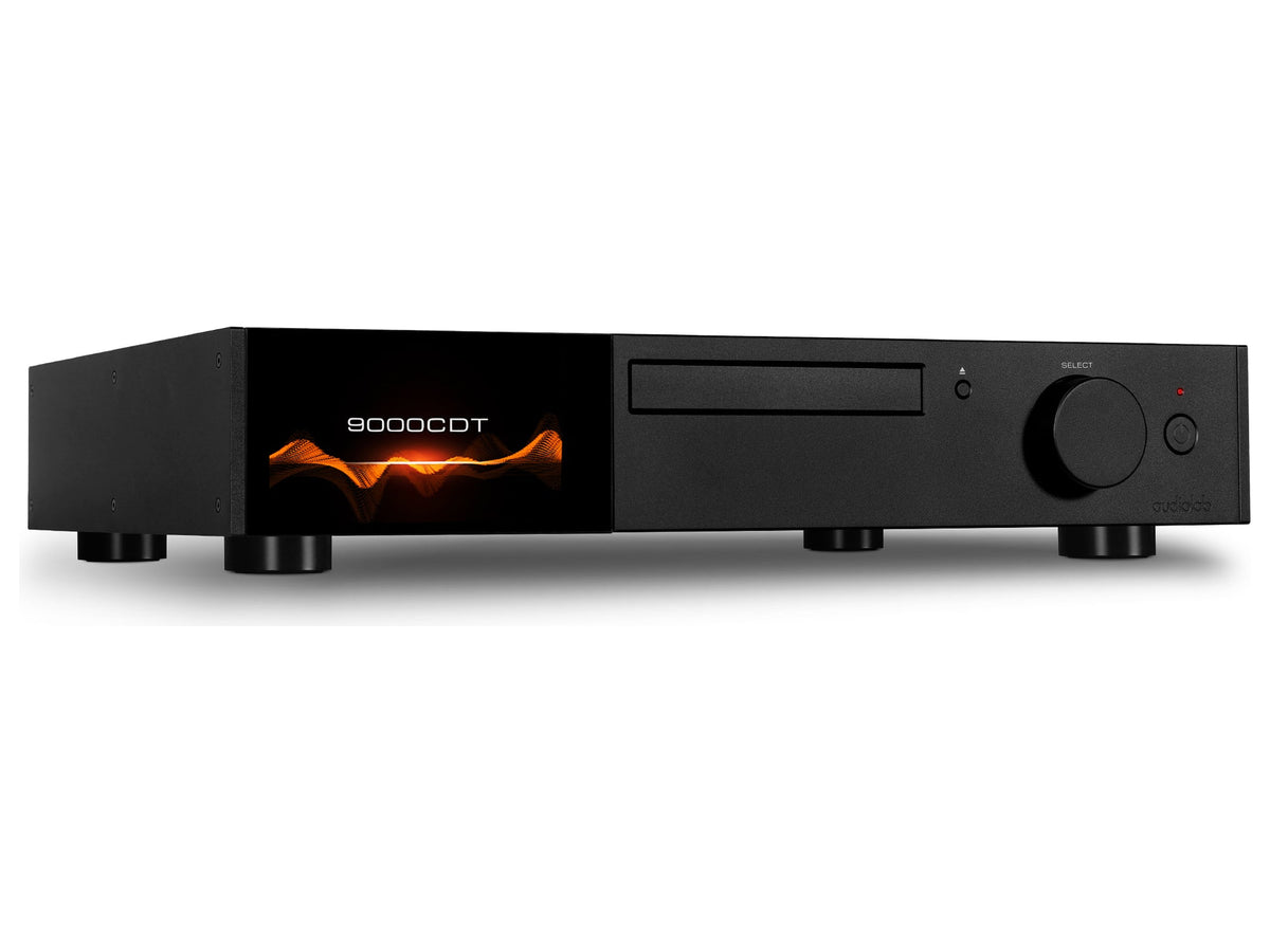 Audiolab 9000CDT, Nero, vista di tre quarti