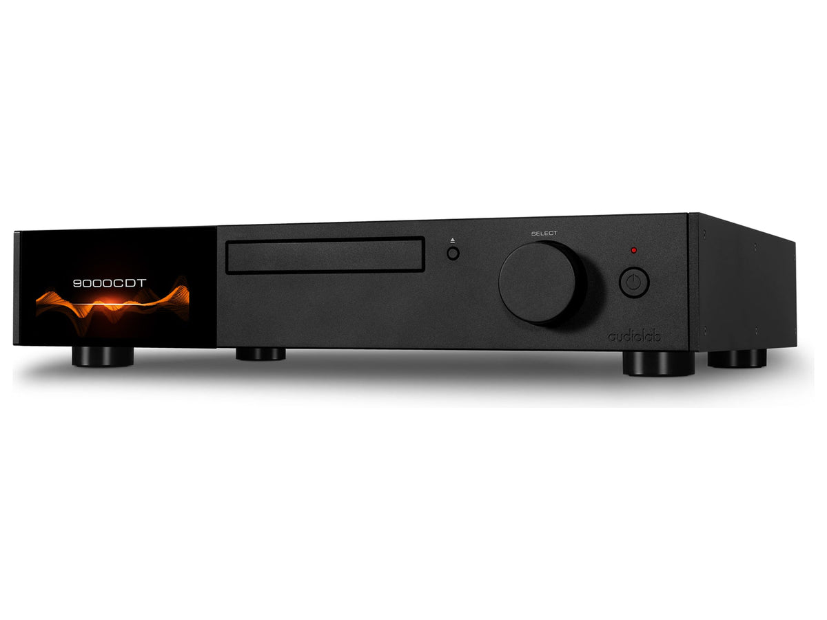 Audiolab 9000CDT, Nero, vista di tre quarti