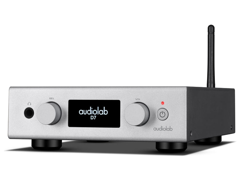 Audiolab D7, Silver, vista di tre quarti