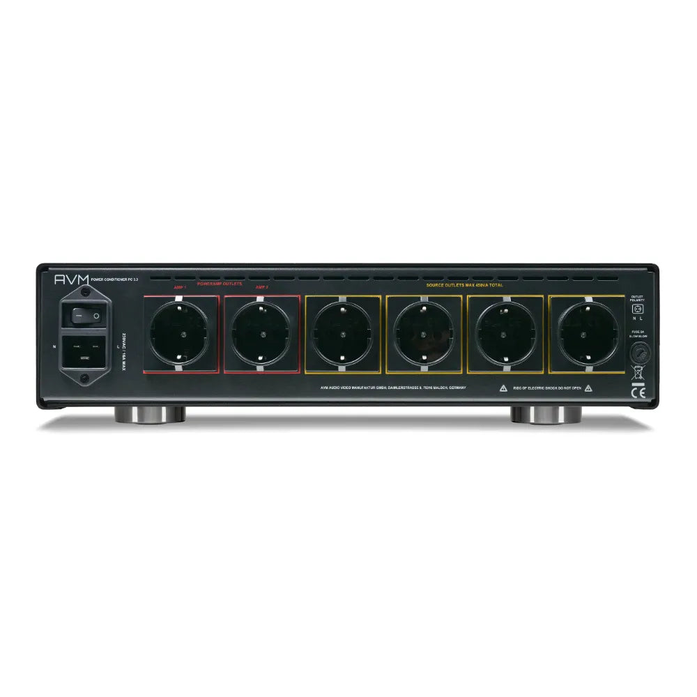 AVM Power Conditioner PC 3.3, vista posteriore