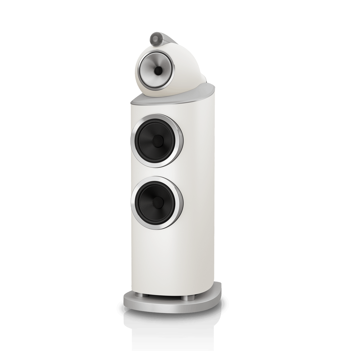 B&W 802 D5, Warm White, vista di tre quarti