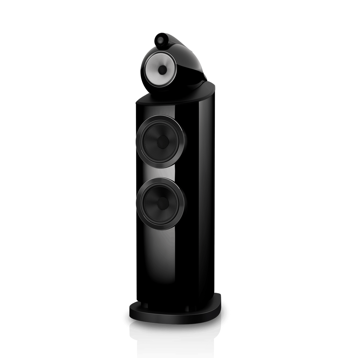 B&W 803 D5, Stealth Black, vista di tre quarti
