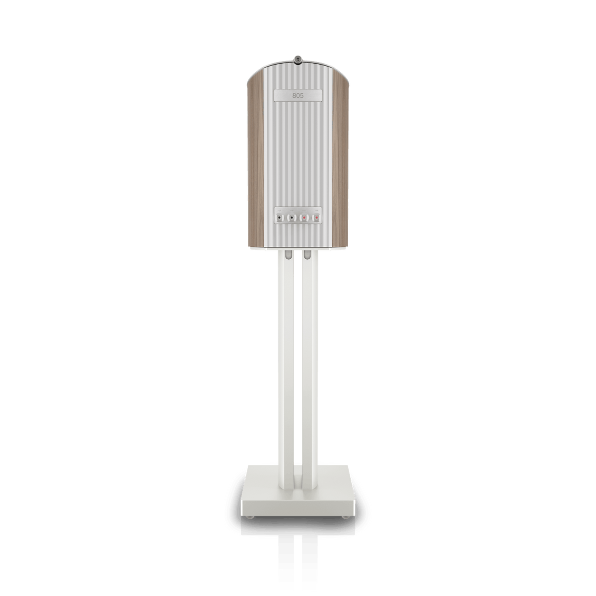 B&W 805 D5, Light Walnut, vista posteriore