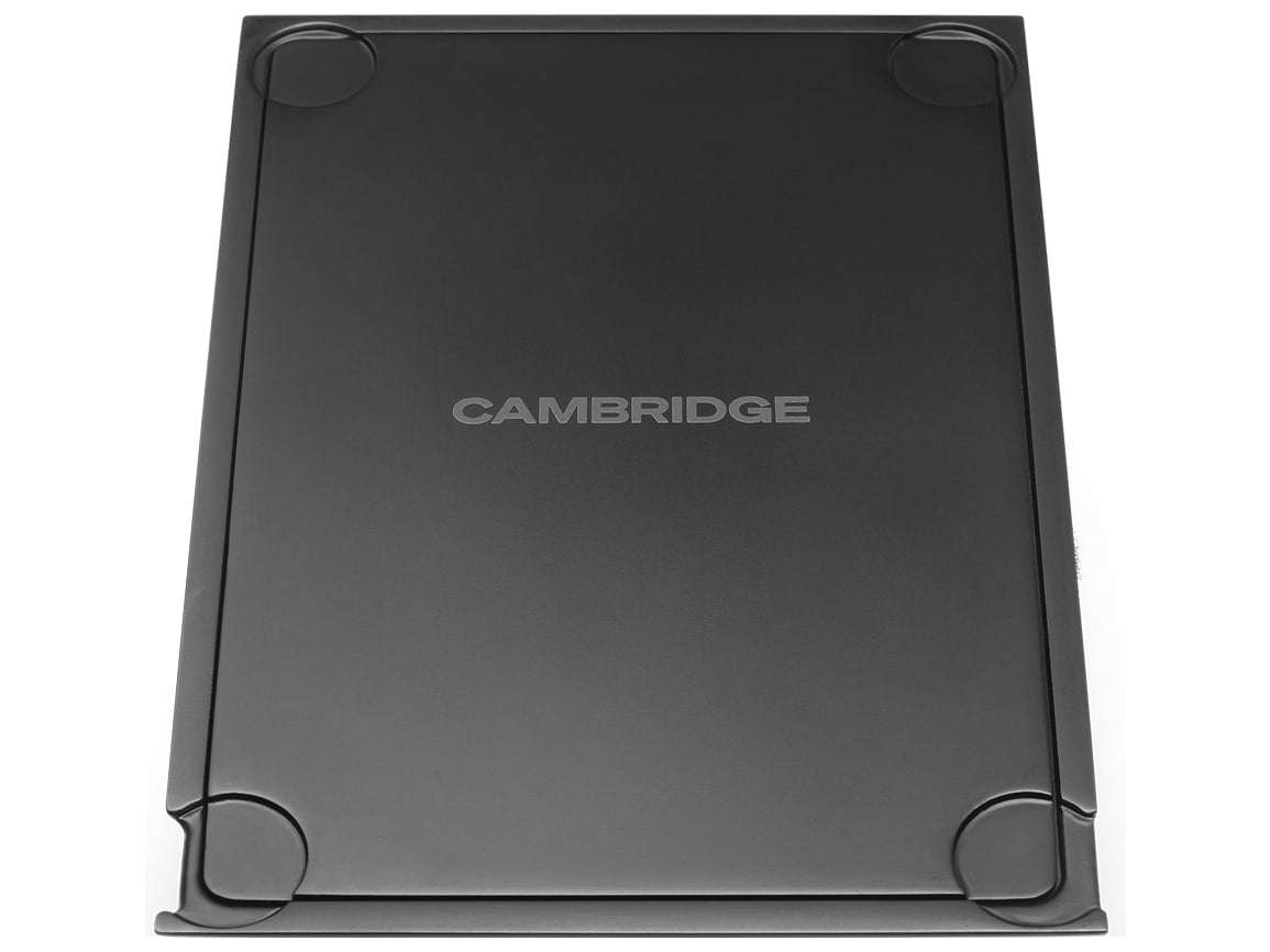 Cambridge Audio L/R S Desk Stand — vista dall'alto
