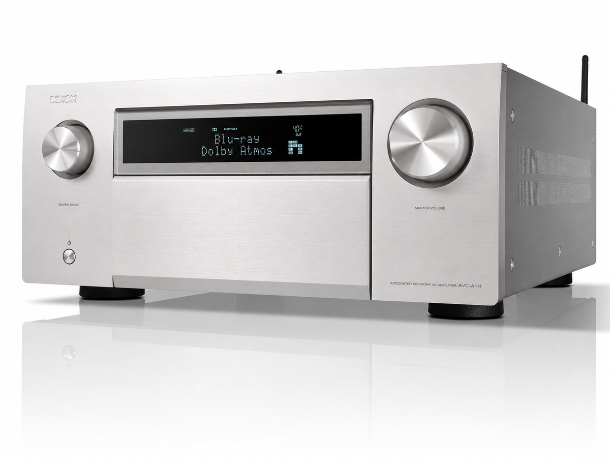 Denon AVC-A1H, Silver, vista frontale