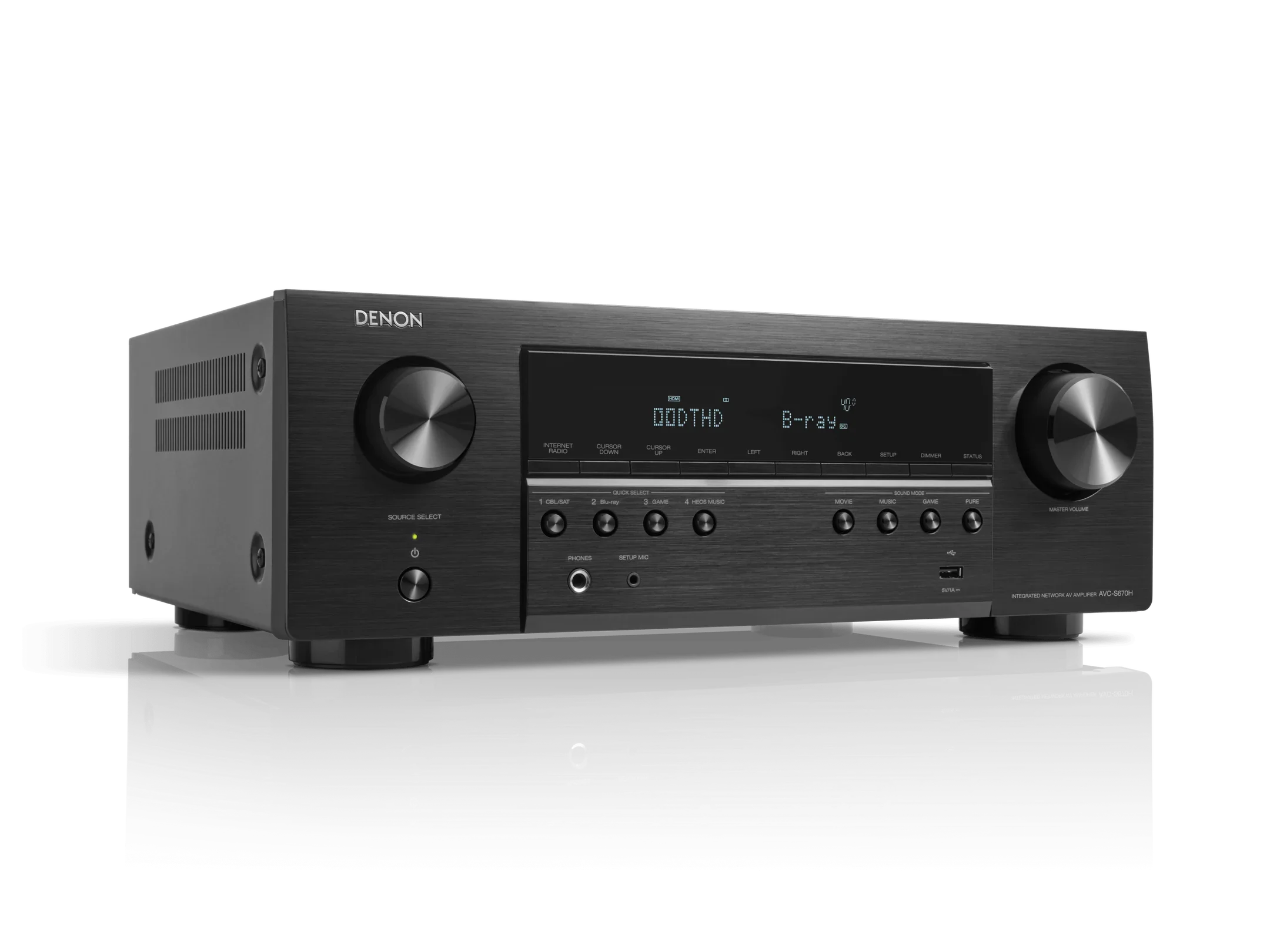 Denon AVC-S670H — Vista frontale 2