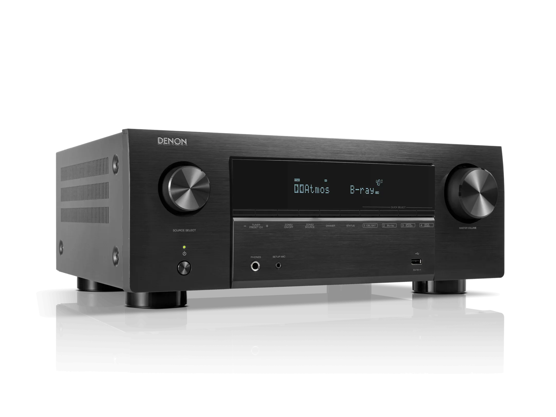 Denon AVR-X2800H DAB — Vista frontale 2