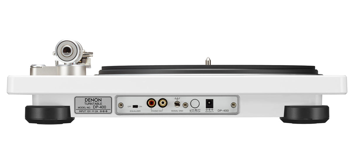 Denon DP-400 — Retro Finitura Bianca