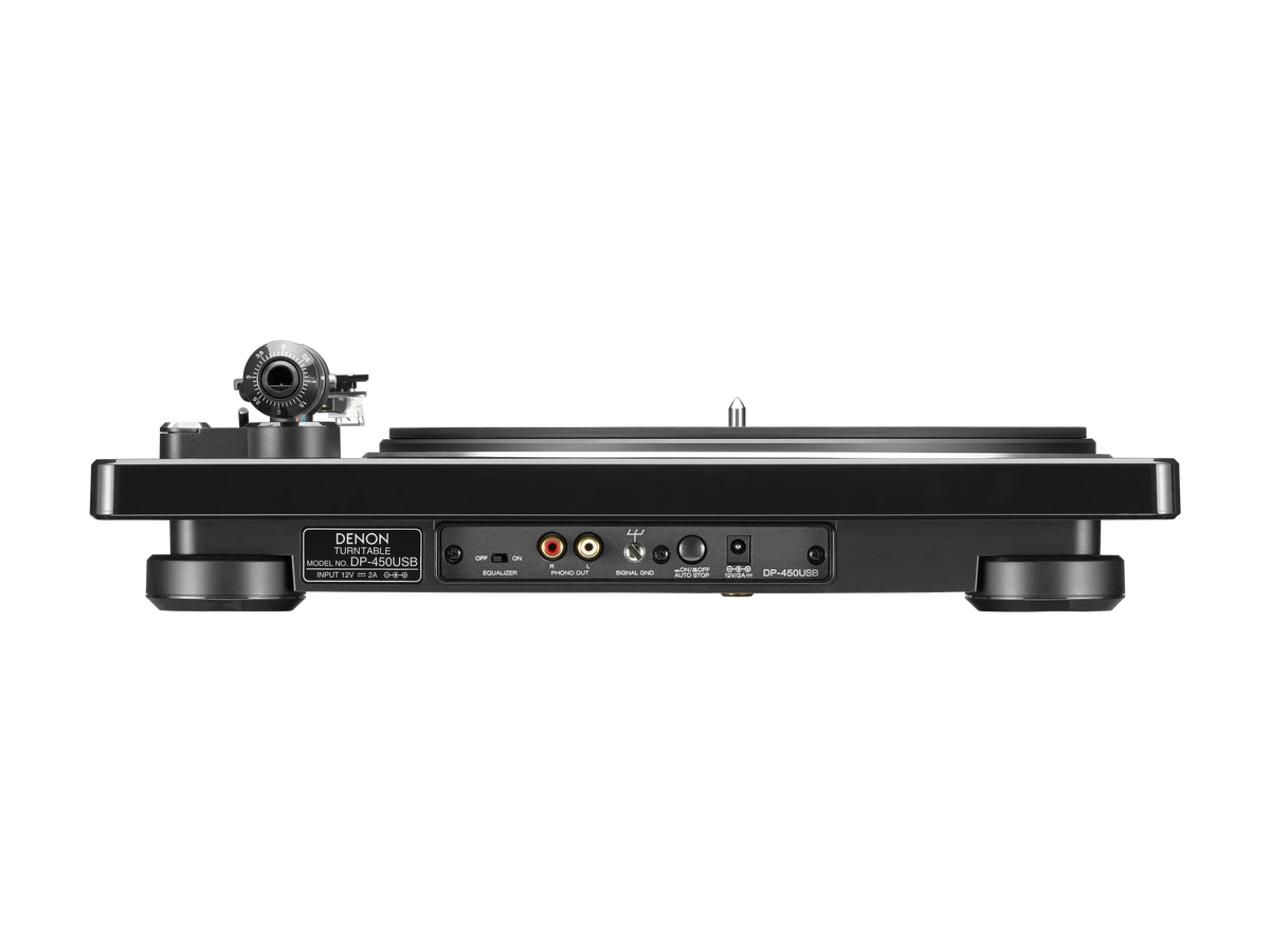 Denon DP-450USB — Vista posteriore