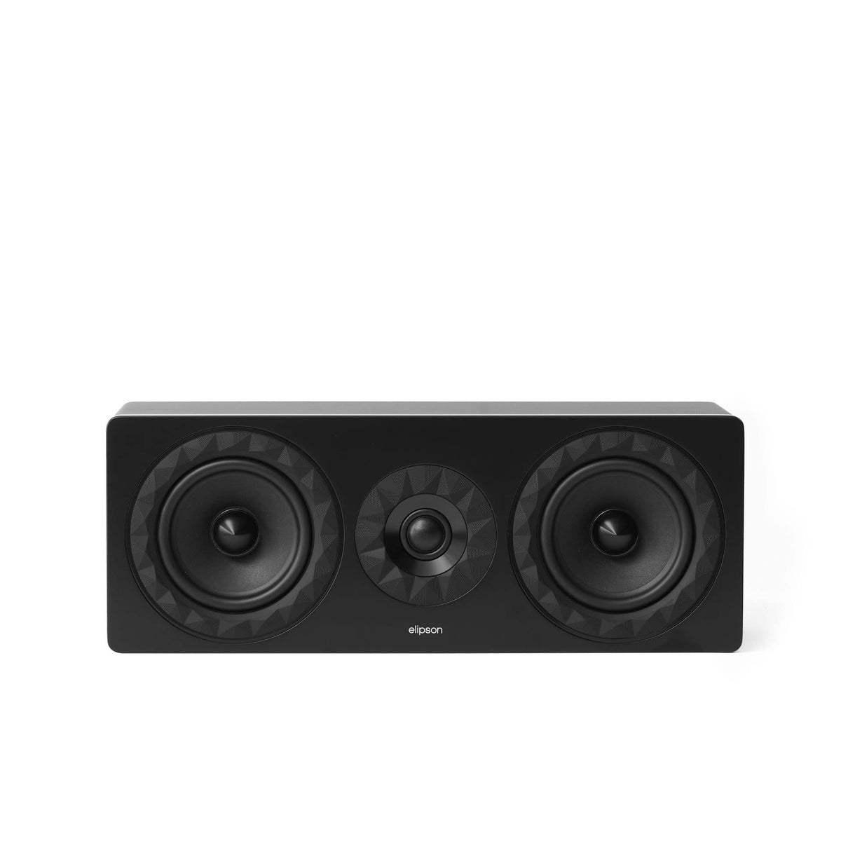 Elipson Prestige Facet II 11C, finitura nera, vista frontale senza griglia