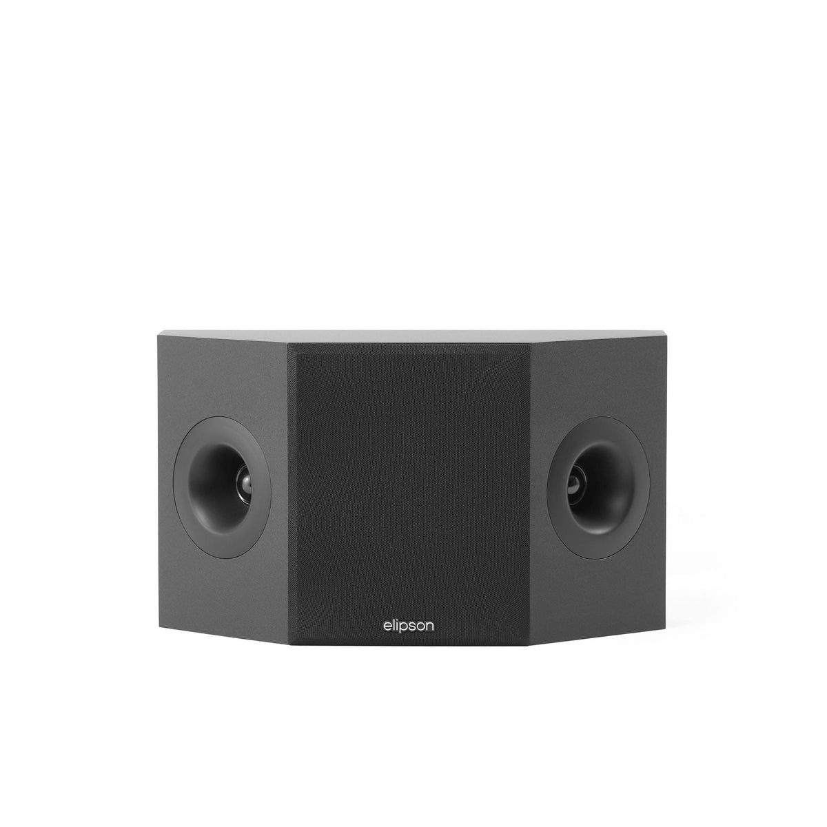 Elipson Prestige Facet II 7SR, finitura nera, con la griglia