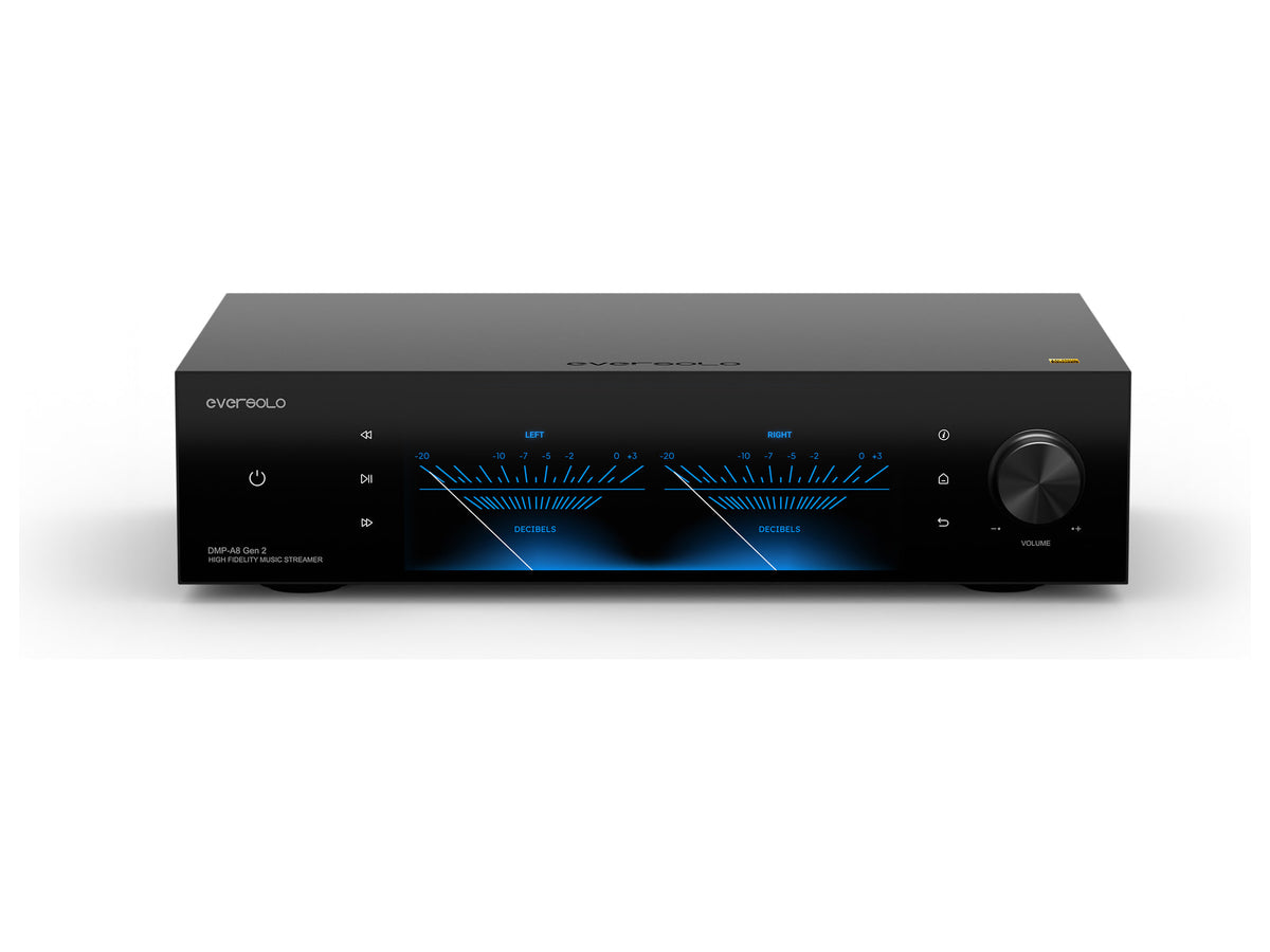 Eversolo DMP-A8 Gen 2 — Fronte dall'alto