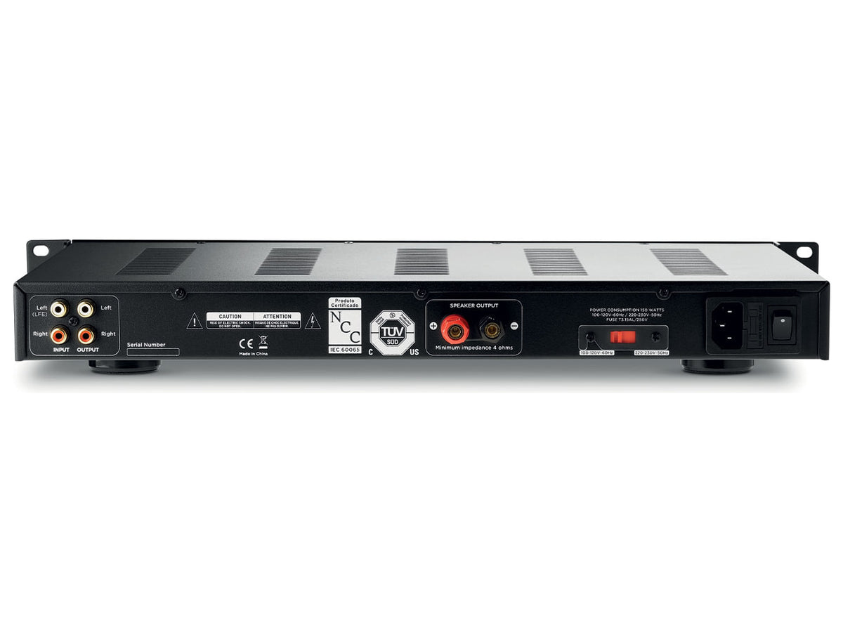 Focal 100 IWSUB 8 Amplifier, vista posteriore
