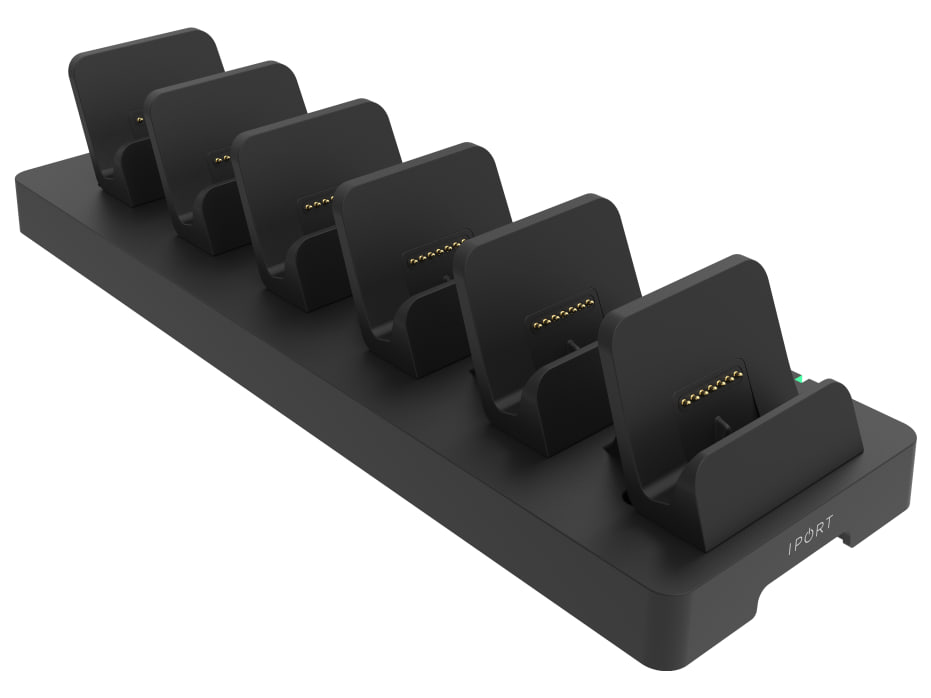 IPORT CONNECT PRO Multidock 6 — Vista di tre quarti