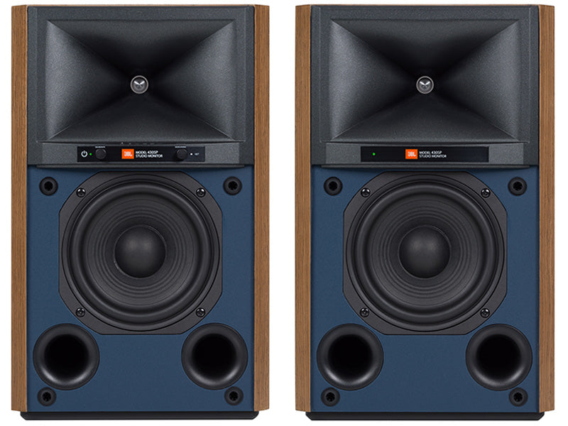 JBL 4305P, Vista frontale 2 Finitura Noce