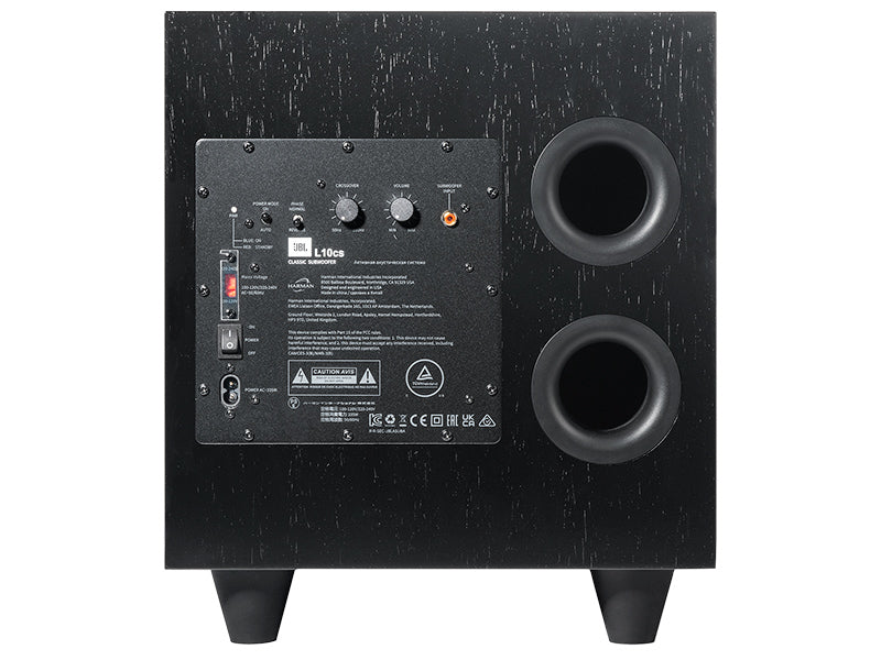 JBL L10CS, vista posteriore