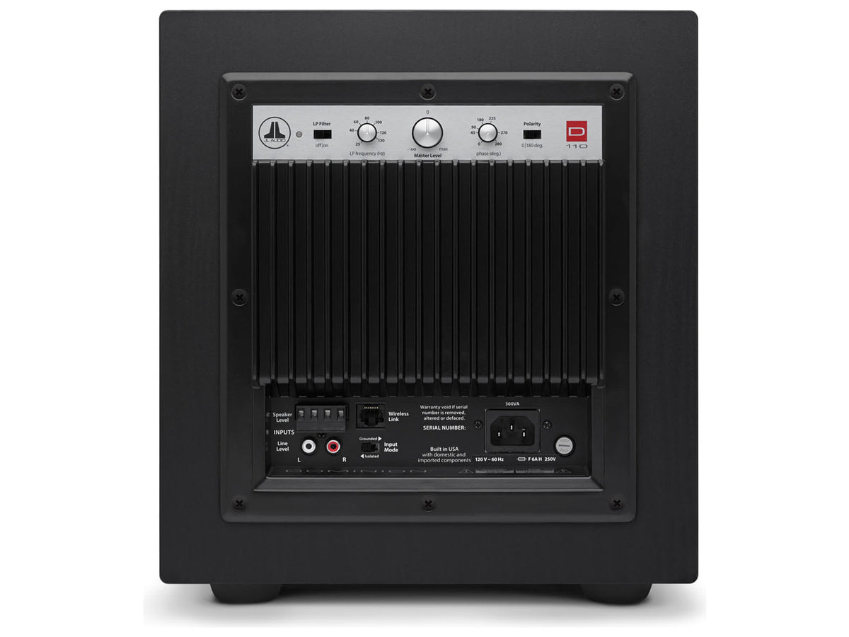 JL Audio Dominion d110 — Vista posteriore
