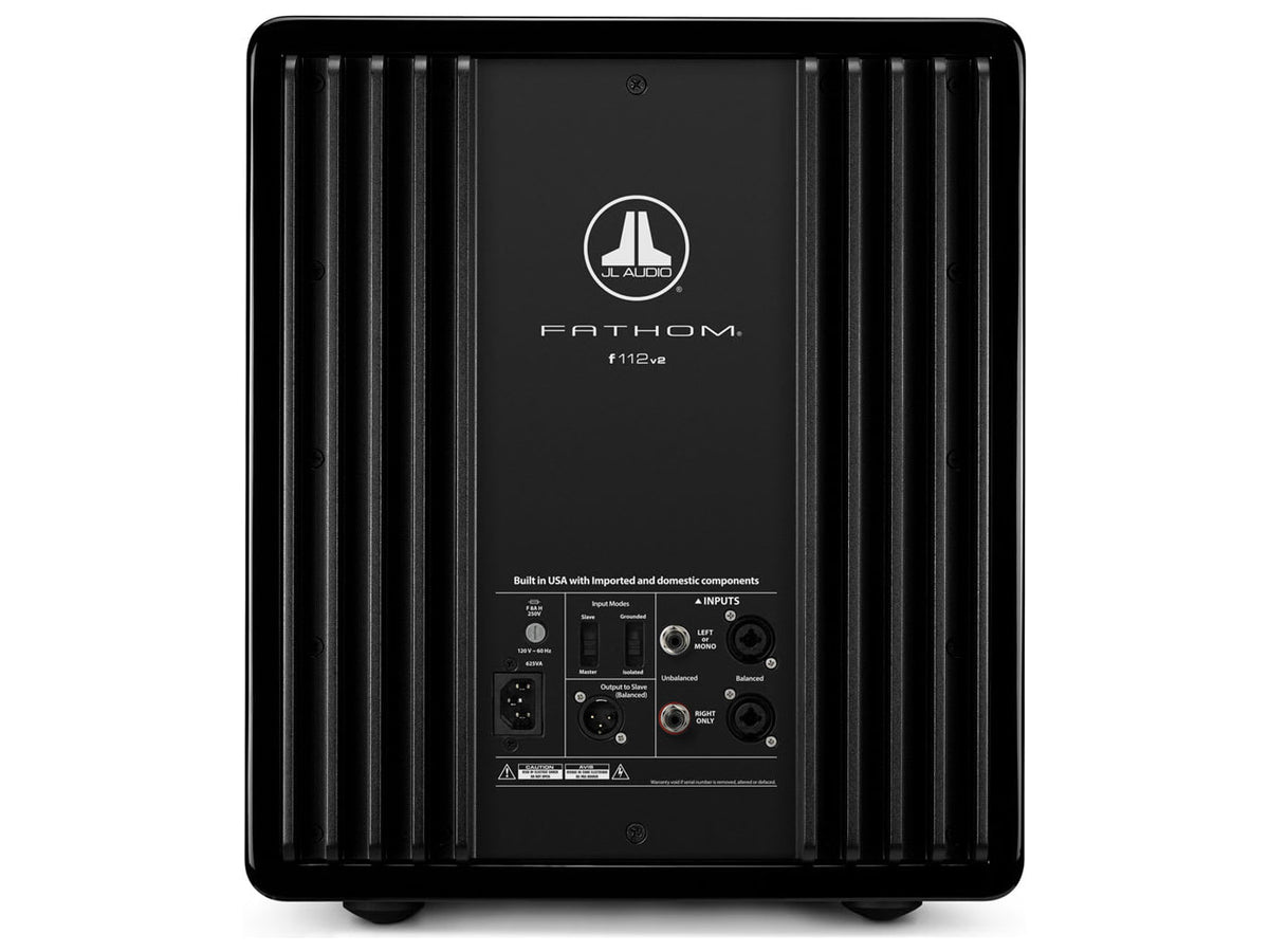 JL Audio Fathom f112v2 — Vista posteriore
