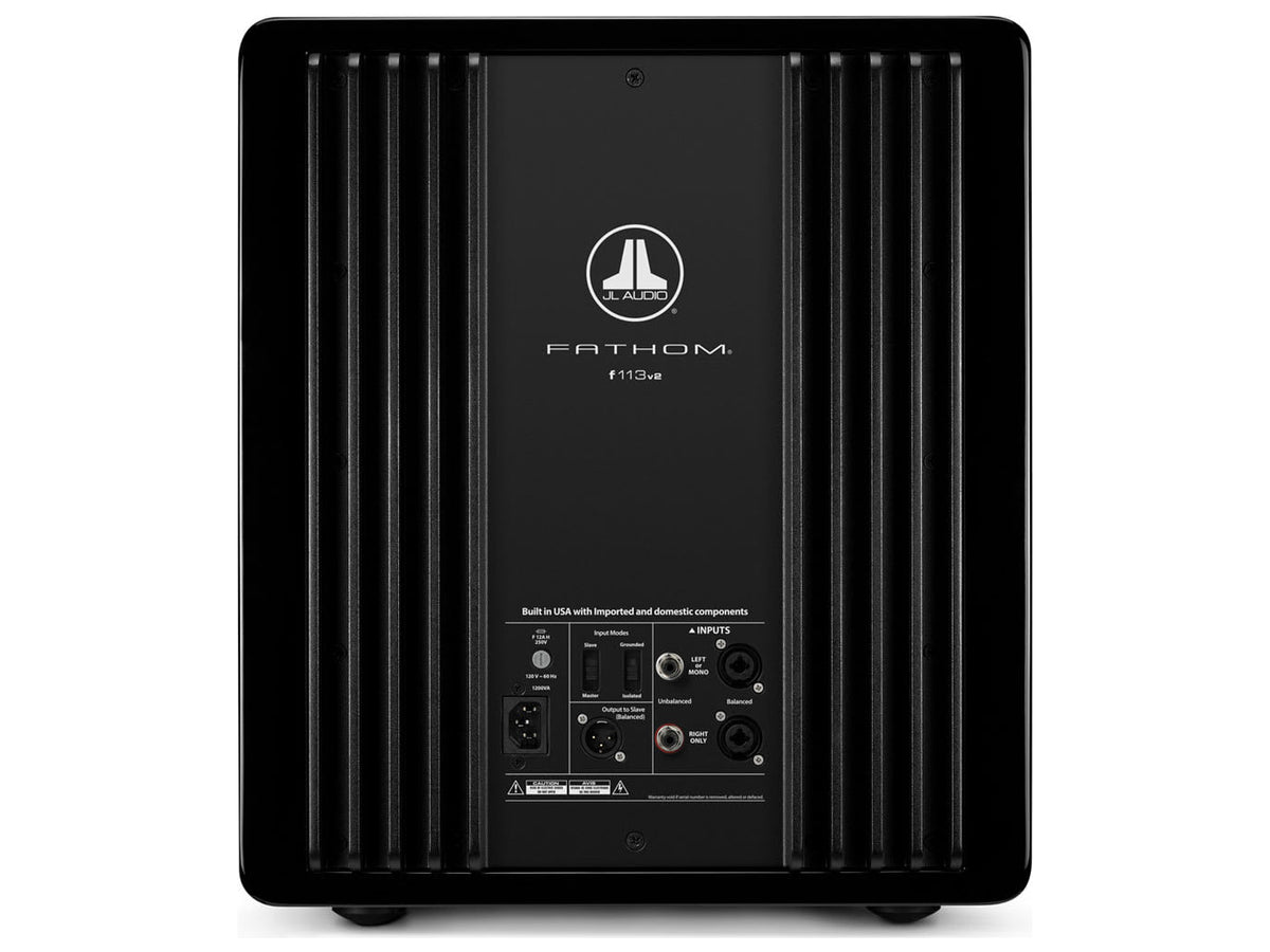 JL Audio Fathom f113v2 — Vista posteriore