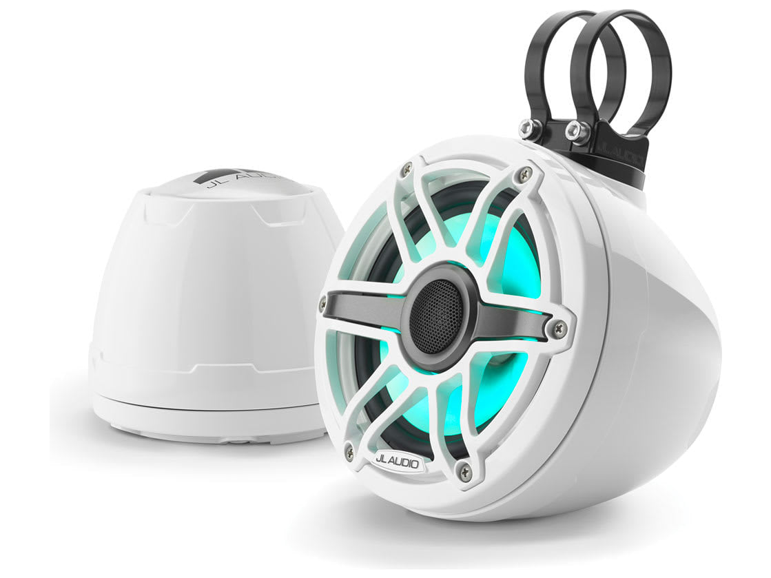 JL Audio M6-650VEX — Gloss White / Con RGB