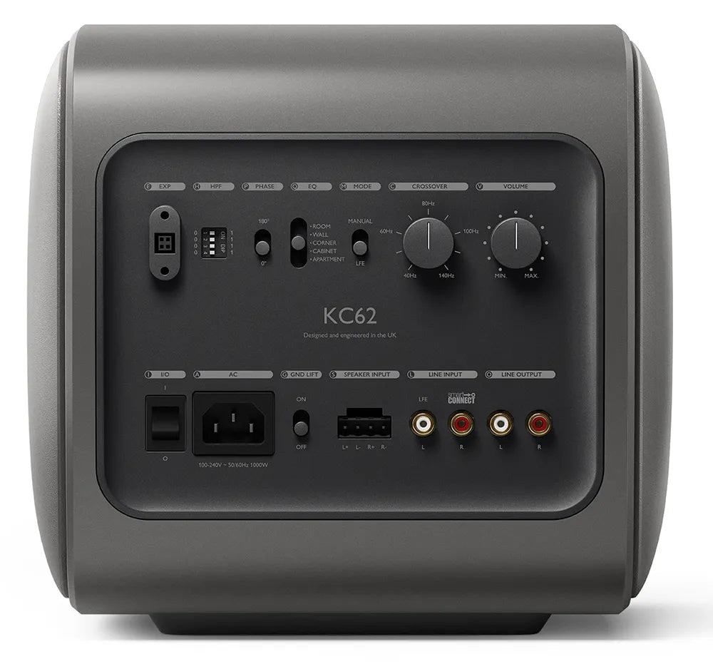 KEF KC62, vista posteriore